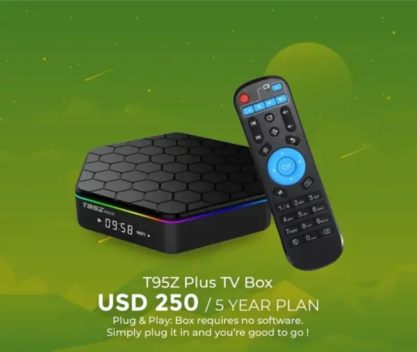 5 Year Subscription with T95Z Plus Box