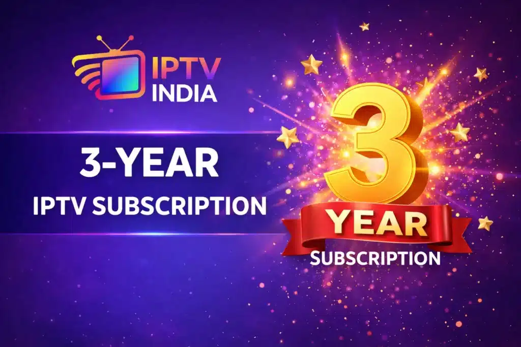 3 year indian iptv subscription