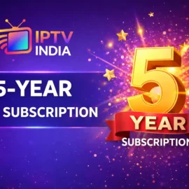 5 year Indian iptv subscription