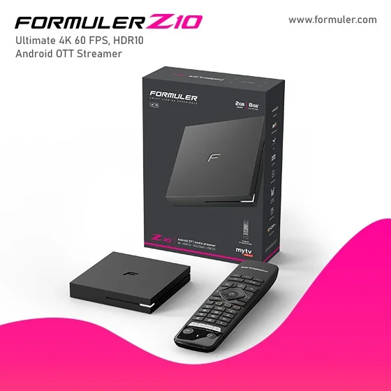 Formuler Z10 Pro ultimate 4K HDR IPTV set top box – best Android OTT streamer for Indian channels worldwide